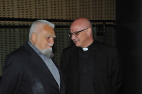 Padre Enzo Bianchi e don Carmine Arice, convegno Santo Volto 22-24 maggio 2015 