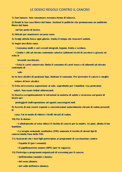 Fig. 2 modificata da Codice Europeo contro il cancro http://cancer-codeeurope.iarc.fr