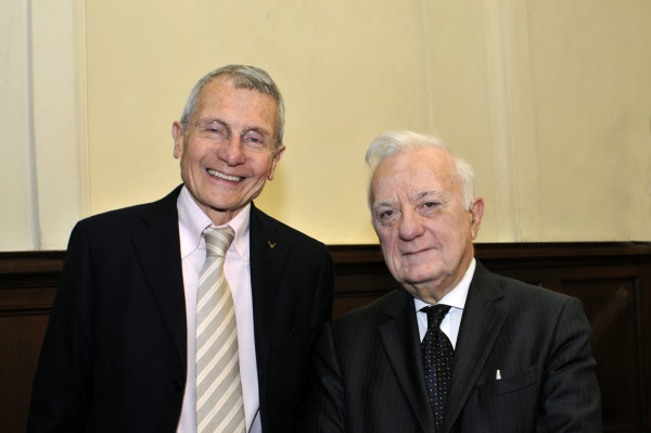 avv. Pino Morandini, magistrato, vice-presidente nazionale del MpV e  avv. Mauro Ronco, Professore Emerito di Diritto Penale e Presidente del Centro Studi Rosario Livatino © F. A.D'Angelo 